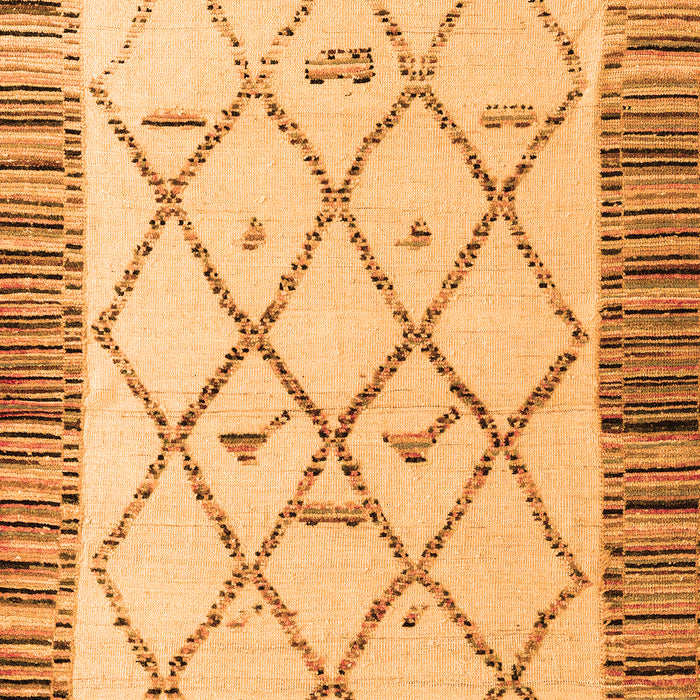 Solid Orange Modern Rug, abs4464org