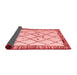 Solid Red Modern Area Rugs