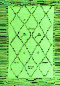 Solid Green Modern Rug, abs4464grn