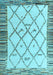 Machine Washable Solid Light Blue Modern Rug, wshabs4464lblu