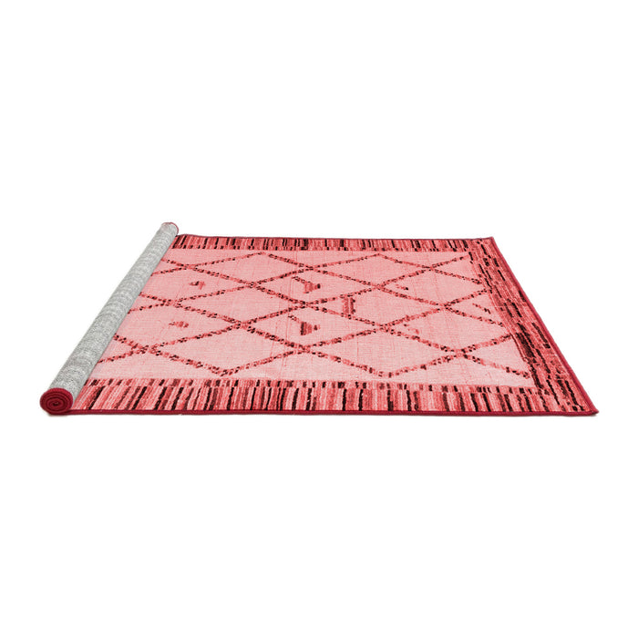 Modern Red Washable Rugs