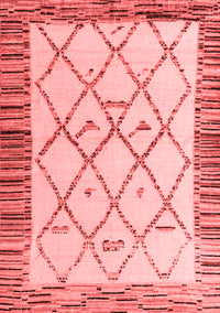 Solid Red Modern Rug, abs4464red