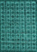 Abstract Turquoise Modern Rug, abs4465turq