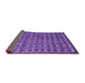 Sideview of Abstract Purple Modern Rug, abs4465pur