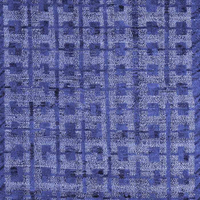 Abstract Blue Modern Rug, abs4465blu