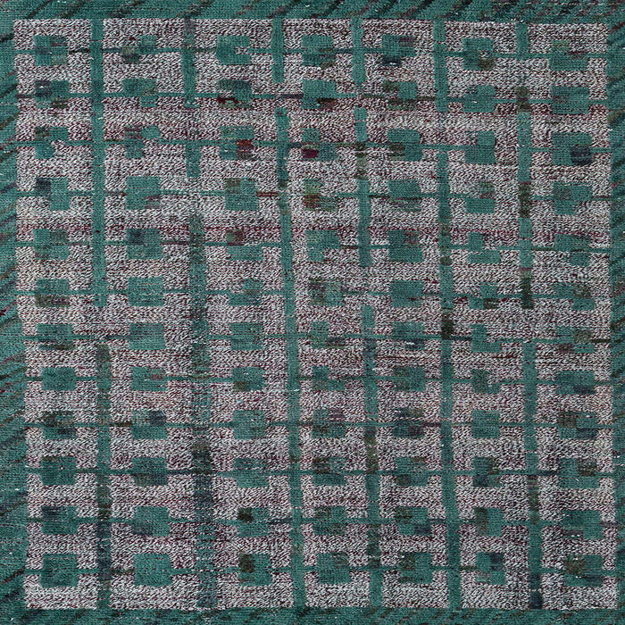 Square Machine Washable Abstract Light Slate Gray Rug, wshabs4465