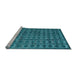 Sideview of Machine Washable Abstract Light Blue Modern Rug, wshabs4465lblu