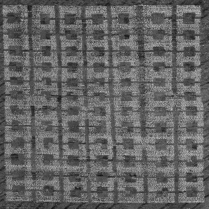 Square Abstract Gray Modern Rug, abs4465gry