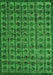 Machine Washable Abstract Green Modern Area Rugs, wshabs4465grn