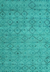 Abstract Turquoise Modern Rug, abs4466turq