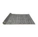 Sideview of Abstract Gray Modern Rug, abs4466gry