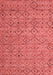 Abstract Red Modern Area Rugs