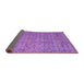 Sideview of Abstract Pink Modern Rug, abs4466pnk