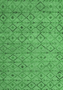 Abstract Emerald Green Modern Rug, abs4466emgrn