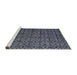 Sideview of Machine Washable Abstract Light Slate Gray Rug, wshabs4467