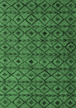 Abstract Emerald Green Modern Rug, abs4467emgrn