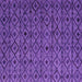 Square Machine Washable Abstract Purple Modern Area Rugs, wshabs4467pur