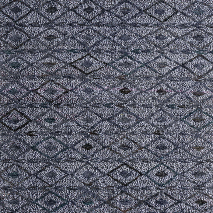 Square Machine Washable Abstract Light Slate Gray Rug, wshabs4467