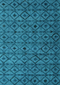 Abstract Light Blue Modern Rug, abs4467lblu