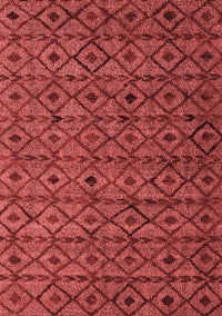 Abstract Red Modern Rug, abs4467red