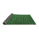 Sideview of Abstract Emerald Green Modern Rug, abs4467emgrn