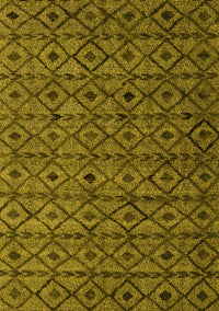 Abstract Yellow Modern Rug, abs4467yw