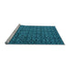 Sideview of Machine Washable Abstract Light Blue Modern Rug, wshabs4467lblu