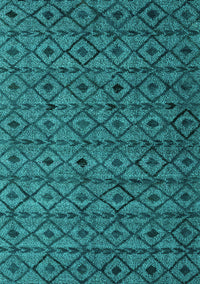 Abstract Turquoise Modern Rug, abs4467turq