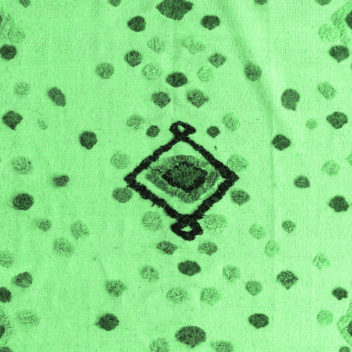 Machine Washable Abstract Emerald Green Modern Area Rugs, wshabs4468emgrn