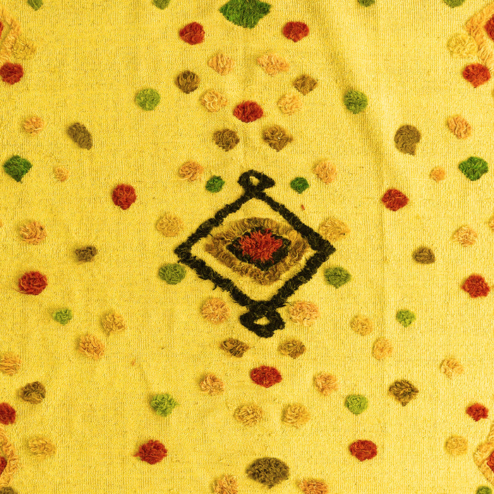 Abstract Yellow Modern Rug, abs4468yw