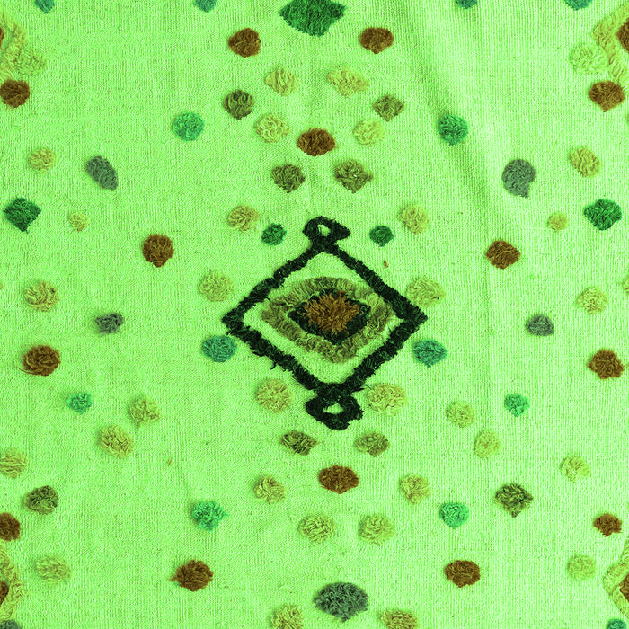 Abstract Green Modern Rug, abs4468grn