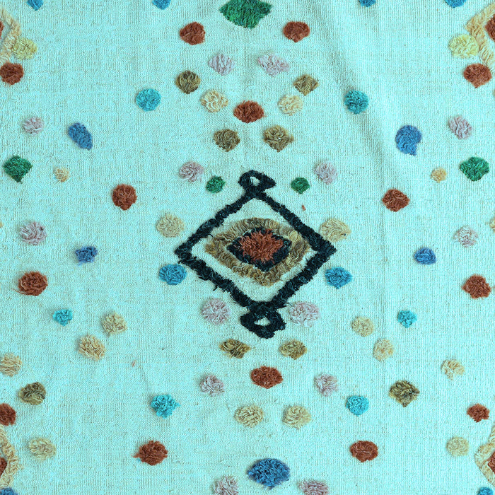 Abstract Light Blue Modern Rug, abs4468lblu