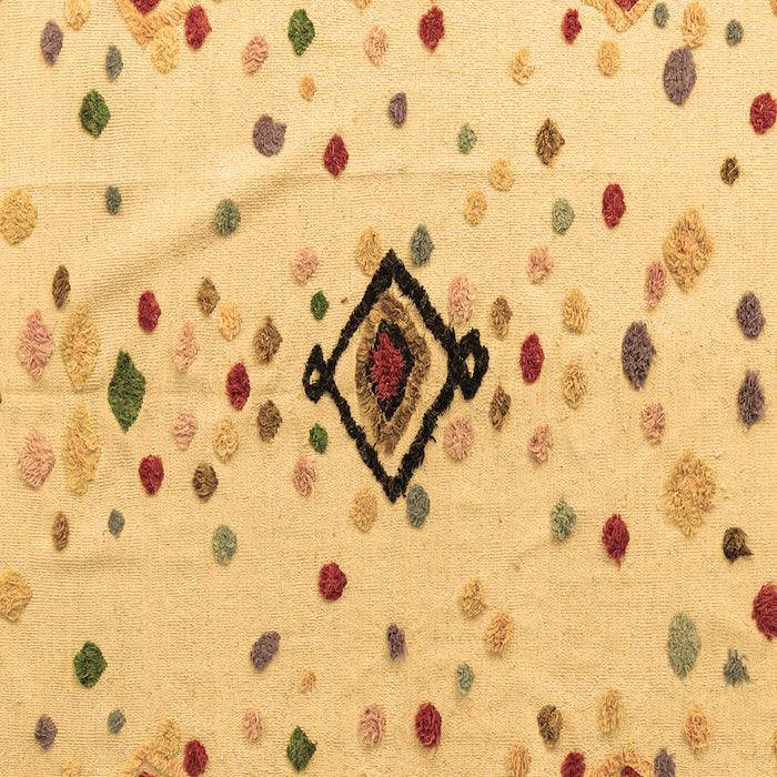 Square Abstract Brown Modern Rug, abs4468brn