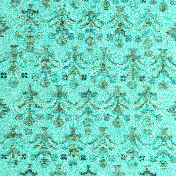 Abstract Turquoise Modern Rug, abs4469turq