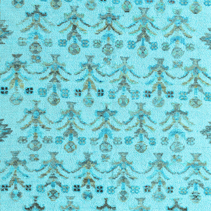 Machine Washable Abstract Light Blue Modern Rug, wshabs4469lblu