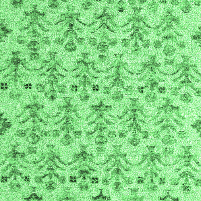 Machine Washable Abstract Emerald Green Modern Area Rugs, wshabs4469emgrn