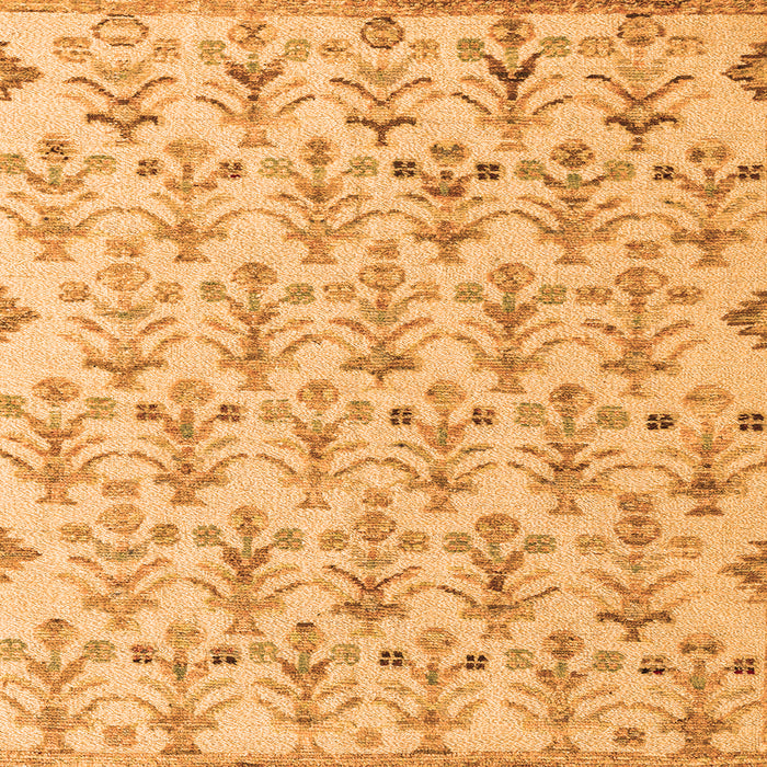 Square Abstract Orange Modern Rug, abs4469org