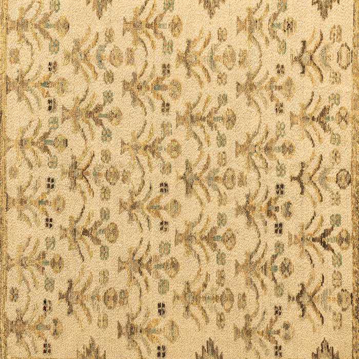 Square Abstract Brown Modern Rug, abs4469brn