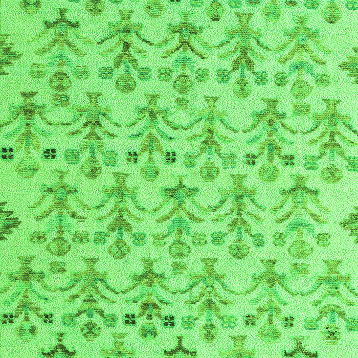 Machine Washable Abstract Green Modern Area Rugs, wshabs4469grn