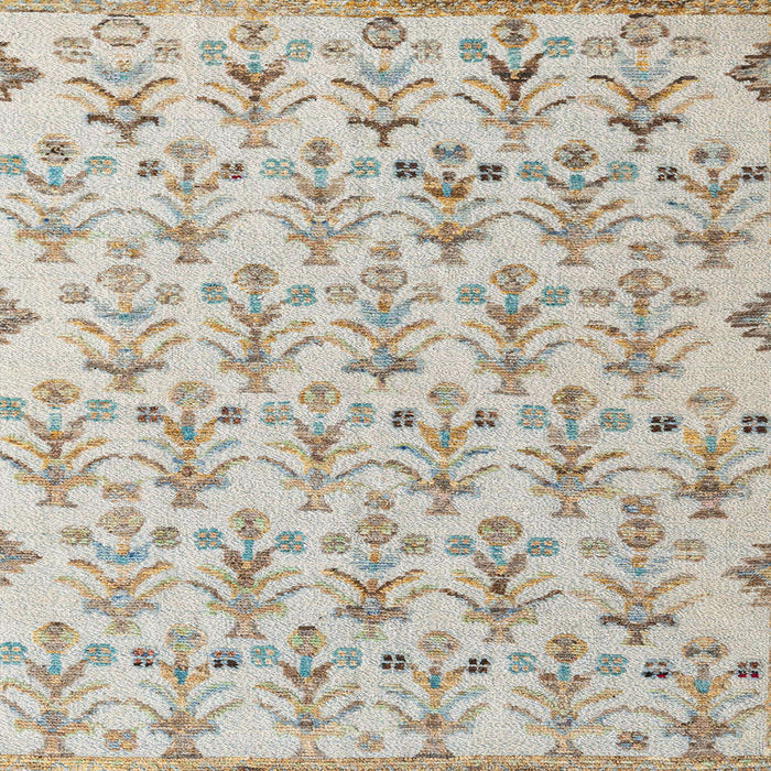 Square Abstract Gray Modern Rug, abs4469