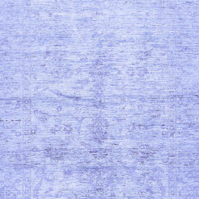 Machine Washable Oriental Blue Traditional Rug, wshabs446blu
