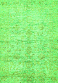 Oriental Green Traditional Rug, abs446grn