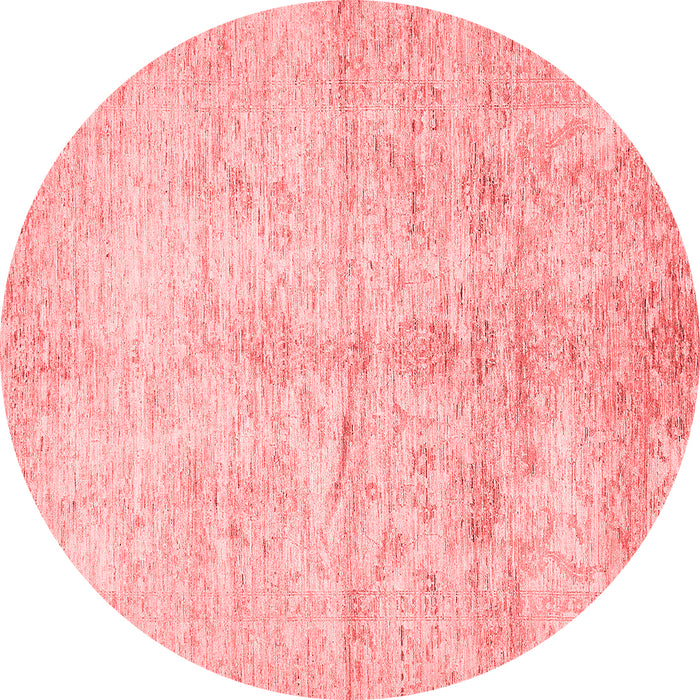 Machine Washable Oriental Red Traditional Rug, wshabs446red