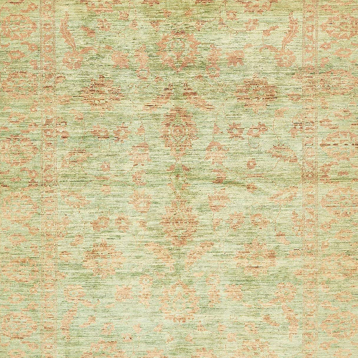 Machine Washable Abstract Metallic Gold Rug, wshabs446