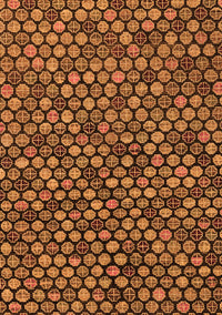 Abstract Orange Modern Rug, abs4470org