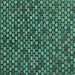 Square Machine Washable Abstract Turquoise Modern Area Rugs, wshabs4470turq