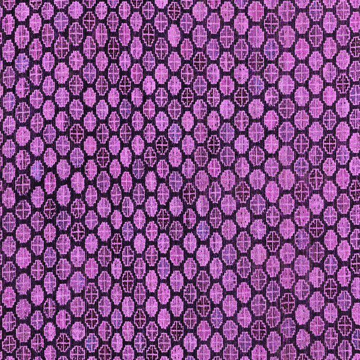 Square Machine Washable Abstract Purple Modern Area Rugs, wshabs4470pur