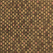 Square Machine Washable Abstract Brown Modern Rug, wshabs4470brn