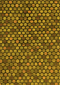 Abstract Yellow Modern Rug, abs4470yw