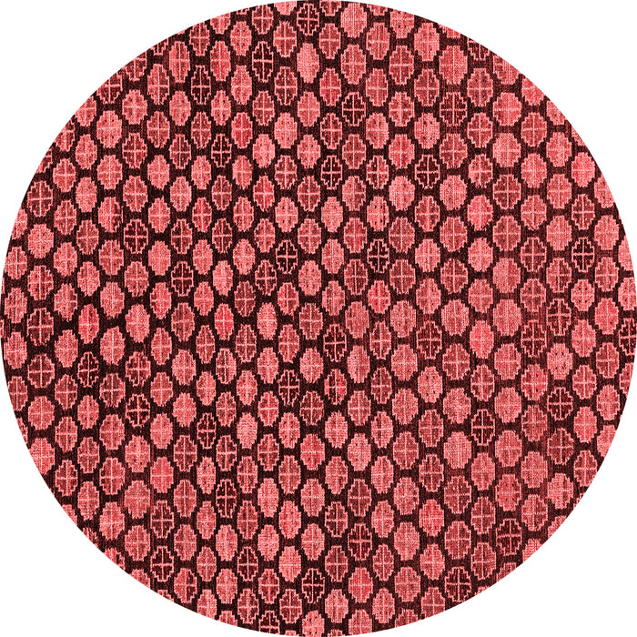 Machine Washable Abstract Red Modern Rug, wshabs4470red